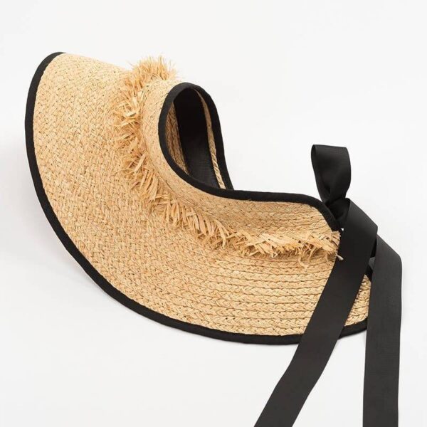 Leah Raffia Visor - Image 7