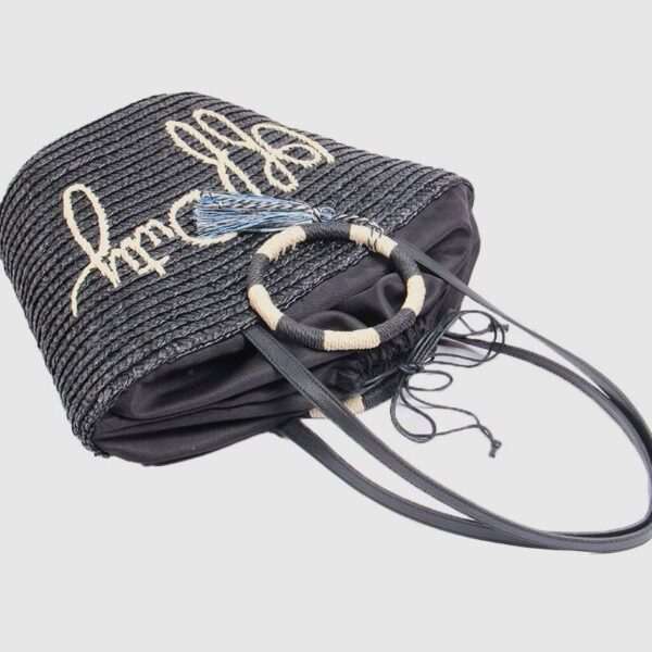 Bano Straw Basket Bag - Image 6