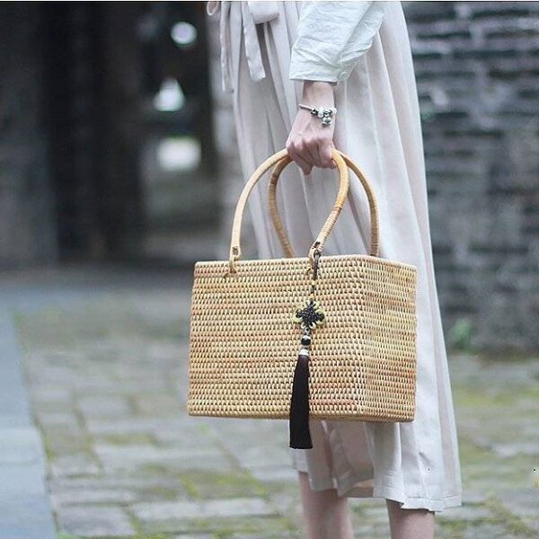 Kaia Basket Tote (Big) - Image 2