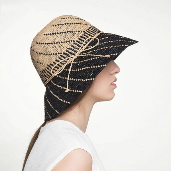 Isabel Raffia Crochet Cloche Hat - Image 3