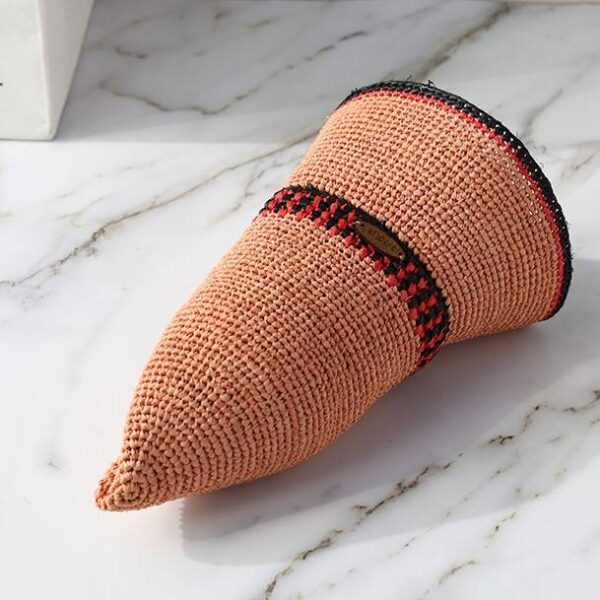 Livia Raffia Crochet Cloche Hat - Image 9