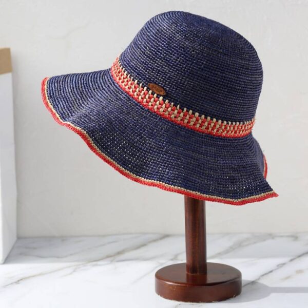 Livia Raffia Crochet Cloche Hat - Image 8