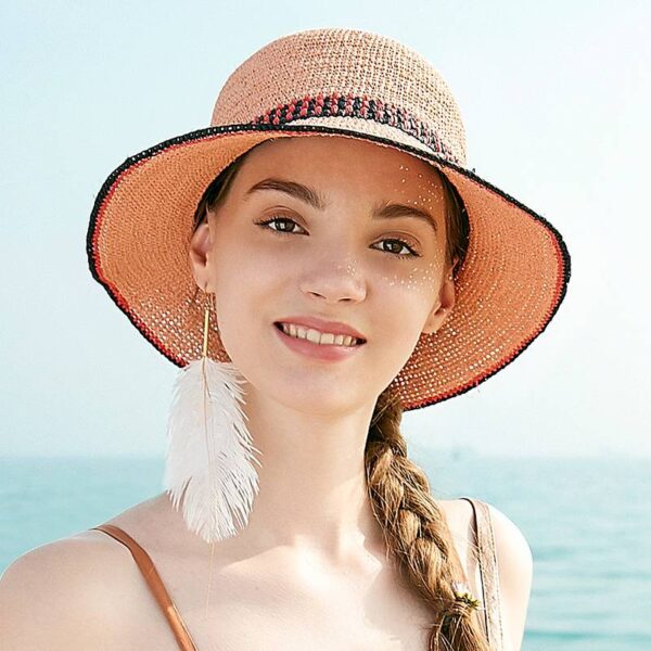Livia Raffia Crochet Cloche Hat - Image 3