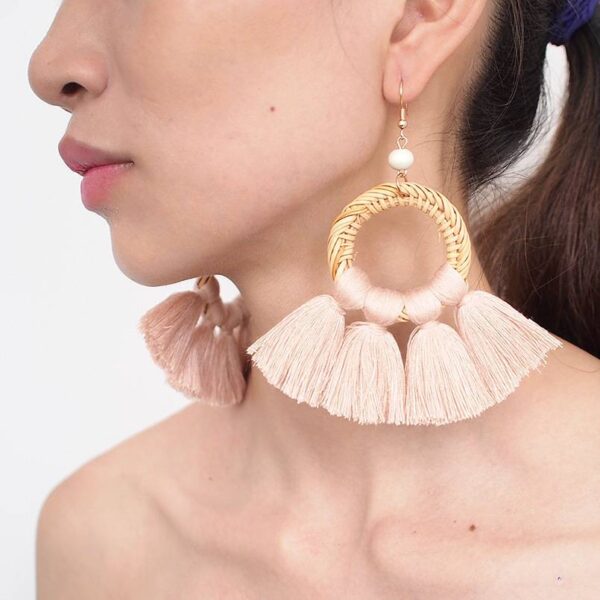 Nyla Rattan Earring - Image 3