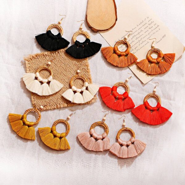 Nyla Rattan Earring - Image 5