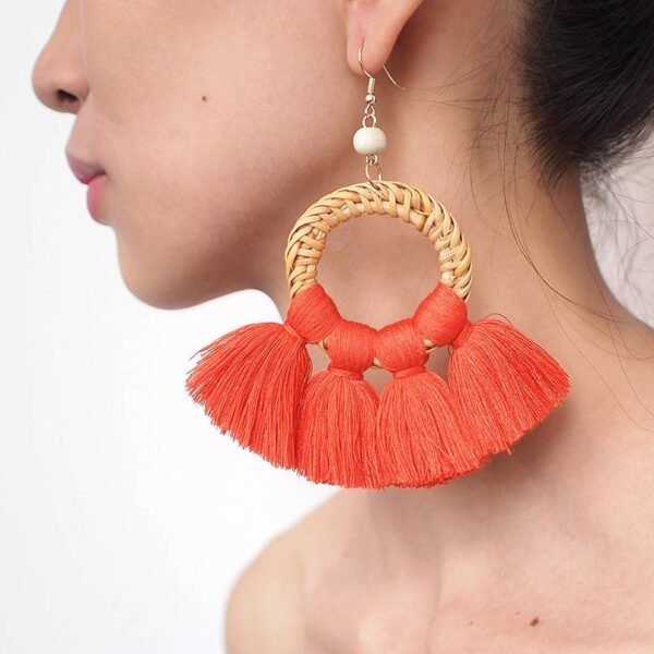 Nyla Rattan Earring - Image 2