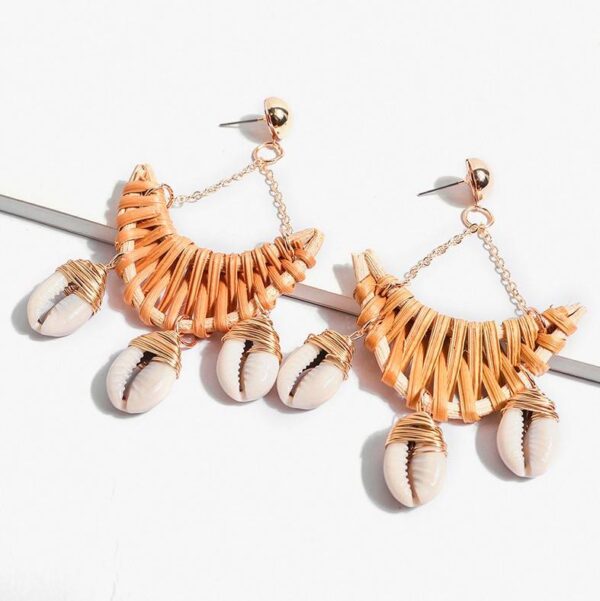 Valeria Rattan Earring - Image 4