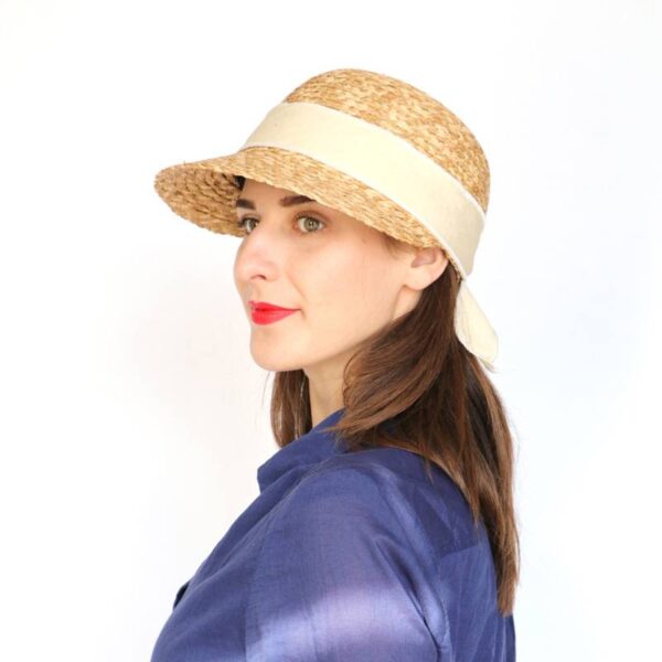Ariella Raffia Baseball Cap - Image 2
