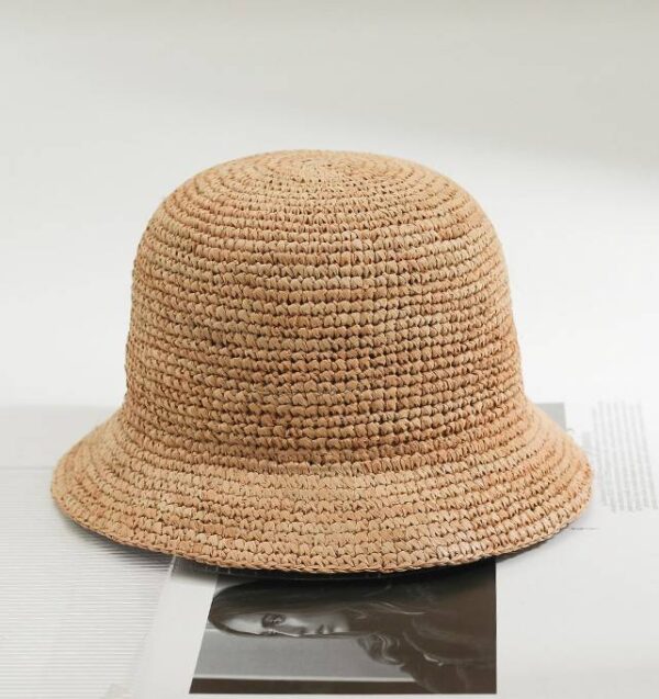 Halle Raffia Crochet Cloche Hat - Image 5