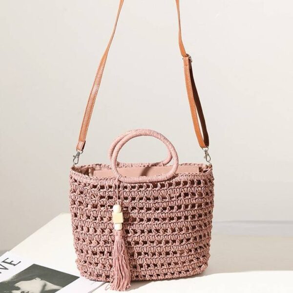 Imani Straw Basket Bag – Bild 3