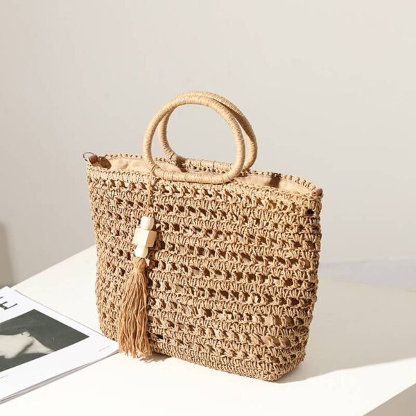 Imani Straw Basket Bag – Bild 6