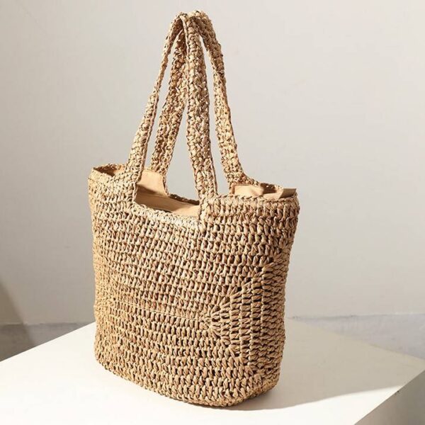 Audrey Straw Tote - Image 4