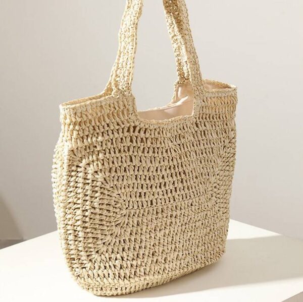 Audrey Straw Tote - Image 5