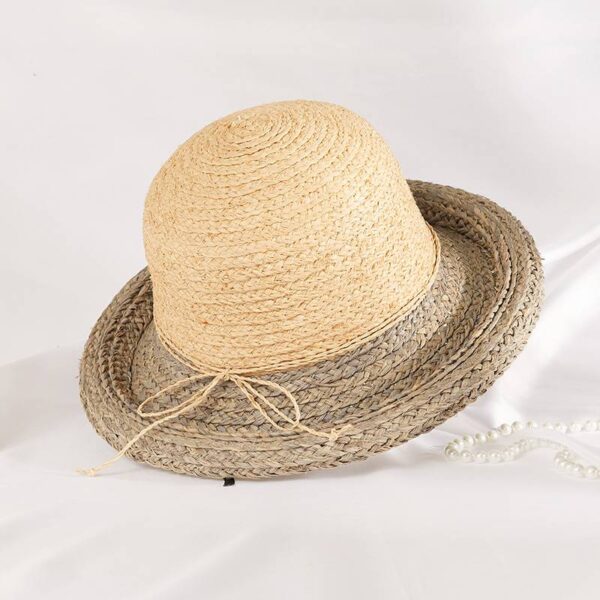 Emely Raffia Bowler Hat - Image 5