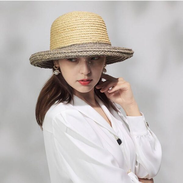 Emely Raffia Bowler Hat - Image 2