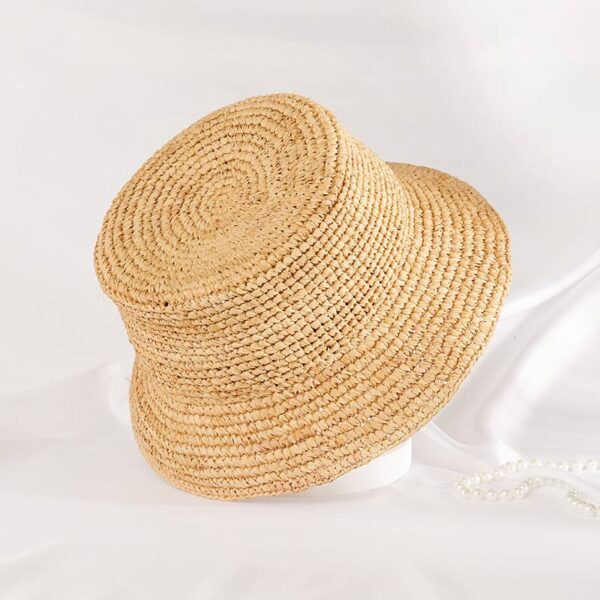Emory Raffia Crochet Bucket Hat - Image 4