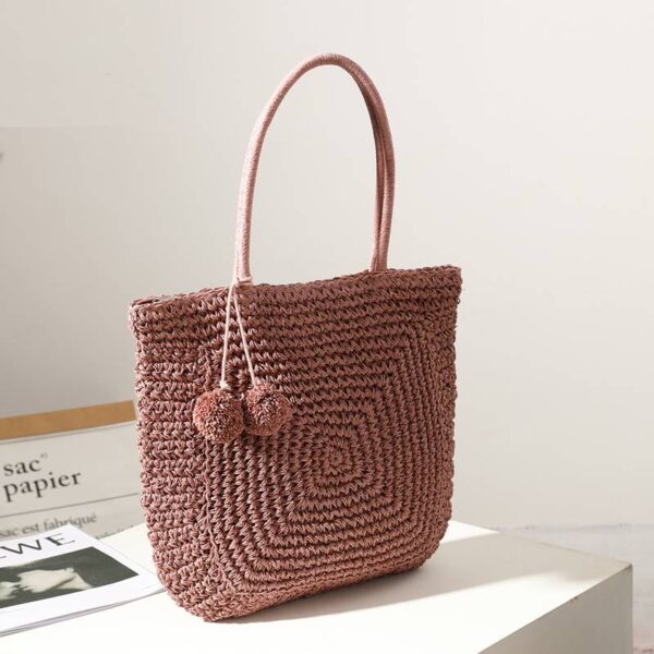 Margo Straw Tote - Image 4