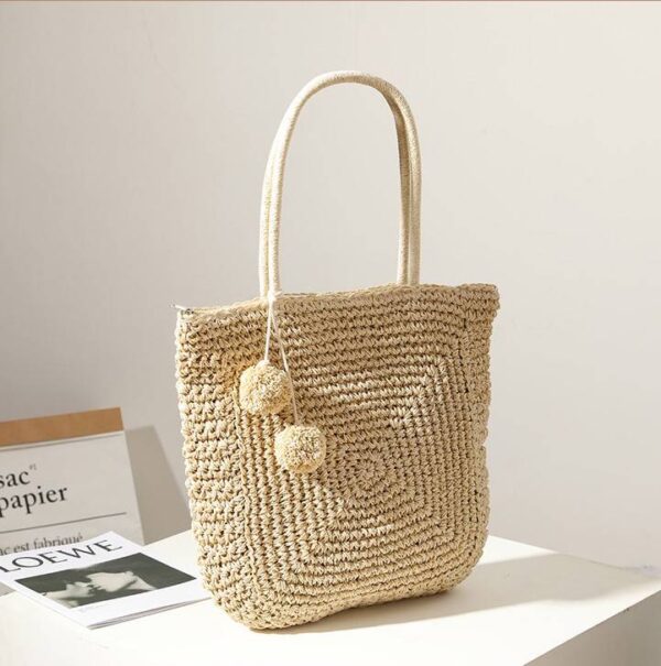 Margo Straw Tote - Image 5