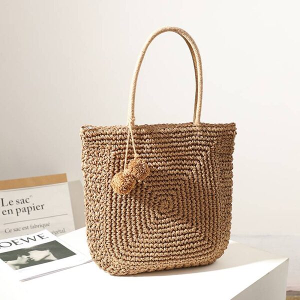Margo Straw Tote - Image 2