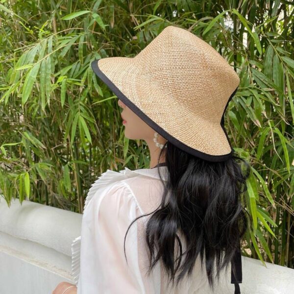 Melanie Straw Bucket Hat - Image 3