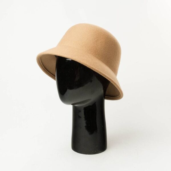 Amari Merino Wool Felt Cloche Hat - Image 4