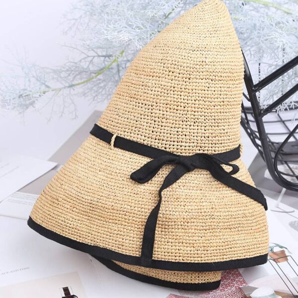 Jocelyn Raffia Crochet Cloche Hat – Bild 5