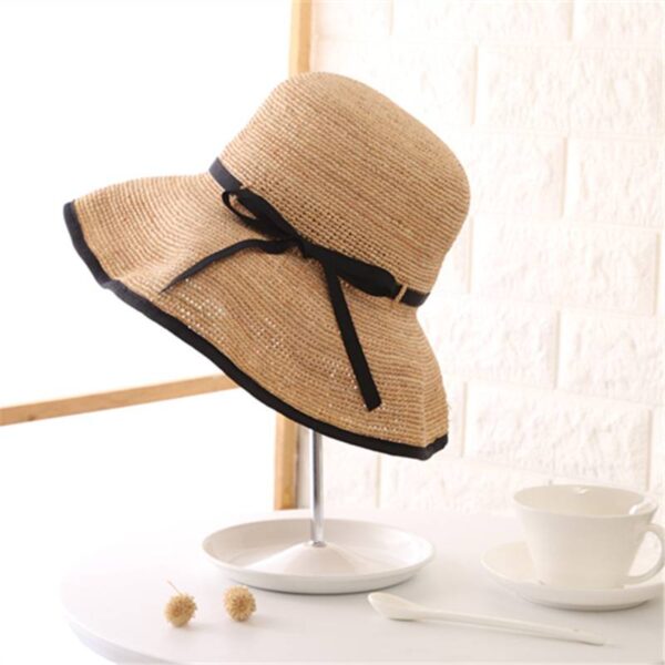 Jocelyn Raffia Crochet Cloche Hat – Bild 4