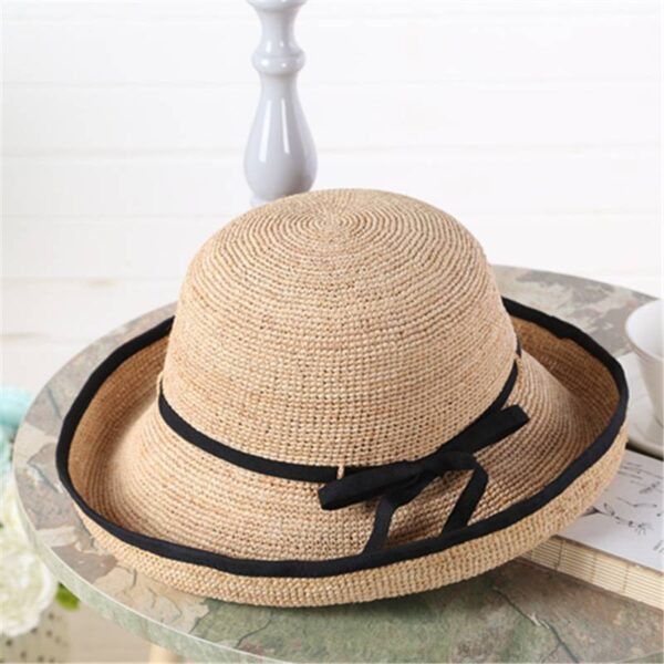 Jocelyn Raffia Crochet Cloche Hat – Bild 2