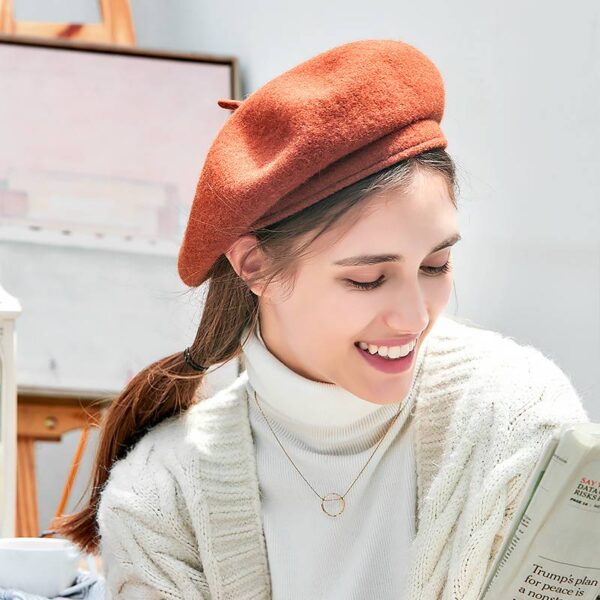 Nala Merino Wool Beret - Image 3