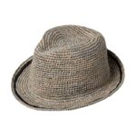 Rylie Raffia Crochet Fedora Hat
