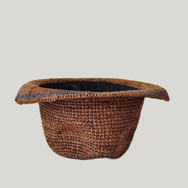 Rylie Raffia Crochet Fedora Hat - Image 10