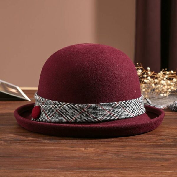 Skye Wool Felt Bowler Hat - Image 6