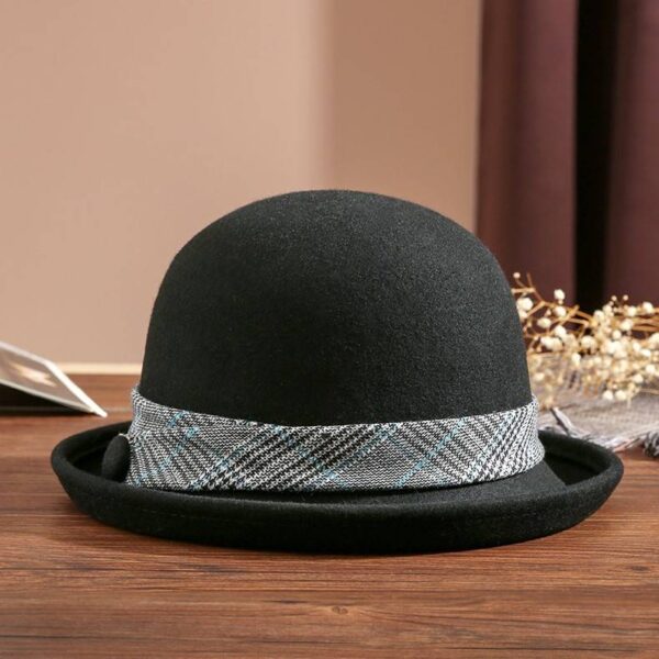 Skye Wool Felt Bowler Hat - Image 5