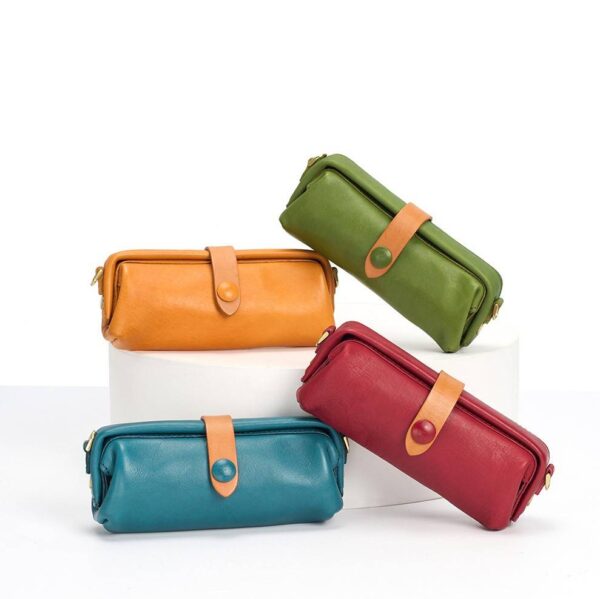 Kayo Vegetable Tanned Leather Mini Pouch - immagine 2