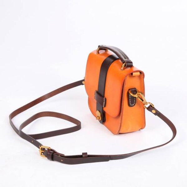 Koge Vegetable Tanned Leather Top Handle Bag - Image 5
