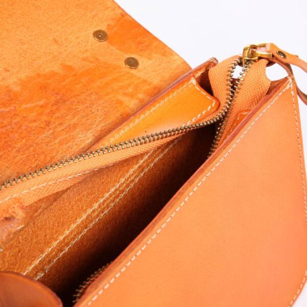 Koge Vegetable Tanned Leather Top Handle Bag - Image 9
