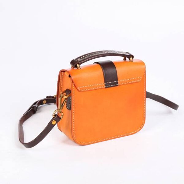 Koge Vegetable Tanned Leather Top Handle Bag - Image 6
