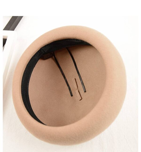 Miya Merino Wool Felt Beret – Bild 8