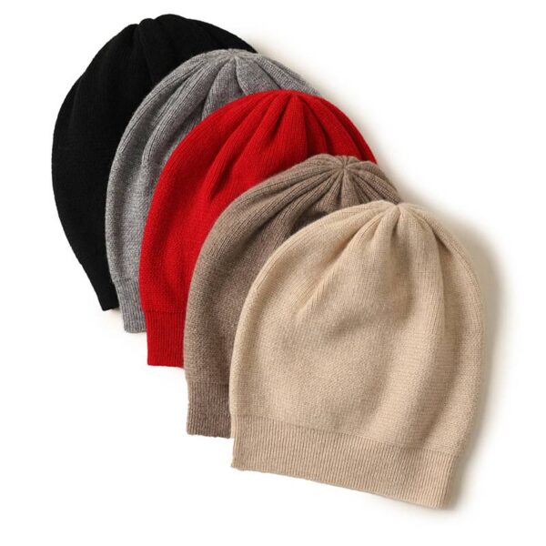Ran Pure Cashmere Beanie - Image 4
