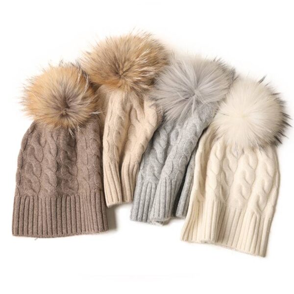 Ryu Pure Cashmere Beanie - Image 6