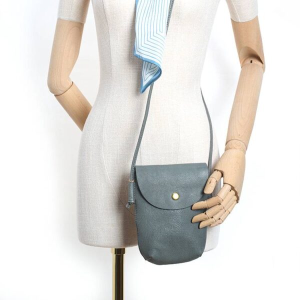 Umi Vegetable Tanned Leather Crossboy Pouch Bag – Image 3