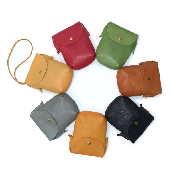 Umi Vegetable Tanned Leather Crossboy Pouch Bag – Image 5