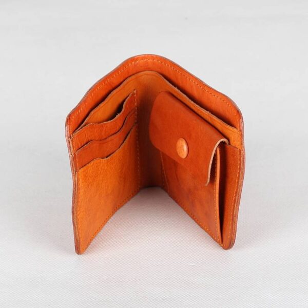 Chesa Vegetable Tanned Leather Wallet - Image 4