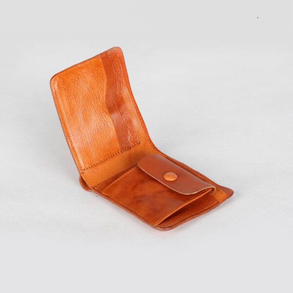 Chesa Vegetable Tanned Leather Wallet - Image 5