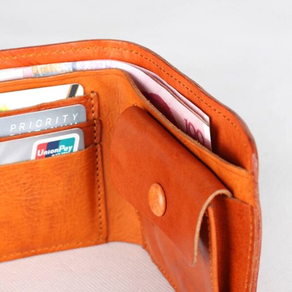 Chesa Vegetable Tanned Leather Wallet - Image 6