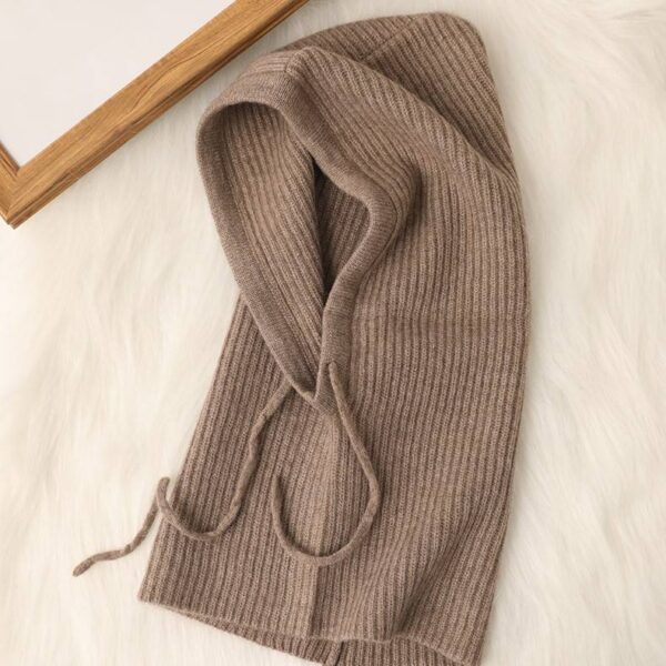 Garin Pure Cashmere Ribbed Snood - Image 8