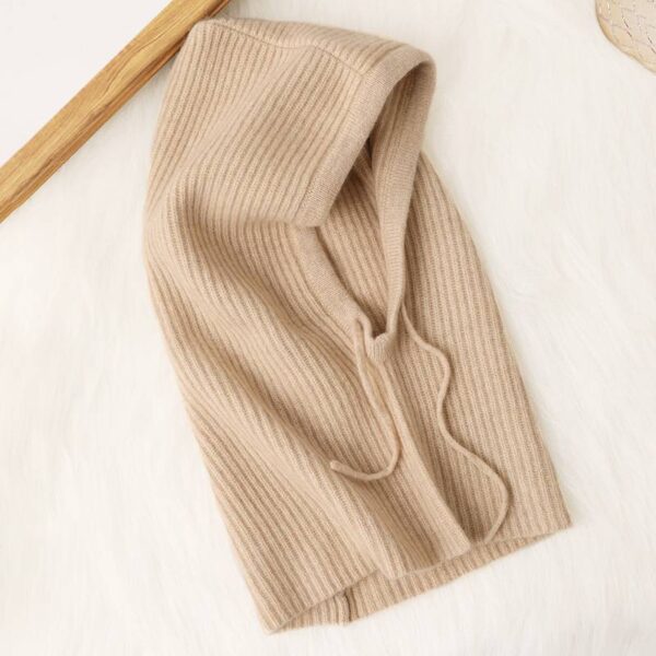 Garin Pure Cashmere Ribbed Snood - Image 7