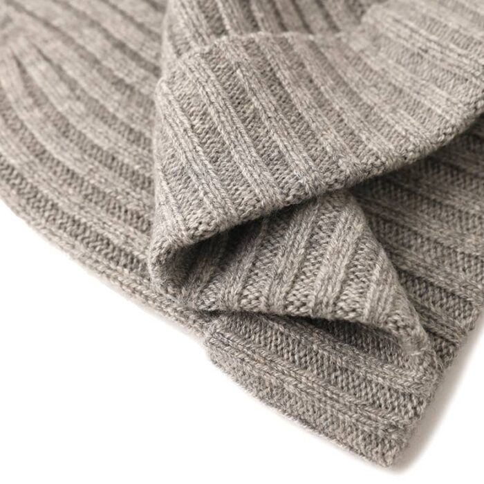 Berretto a coste in puro cashmere Brinly - immagine 4