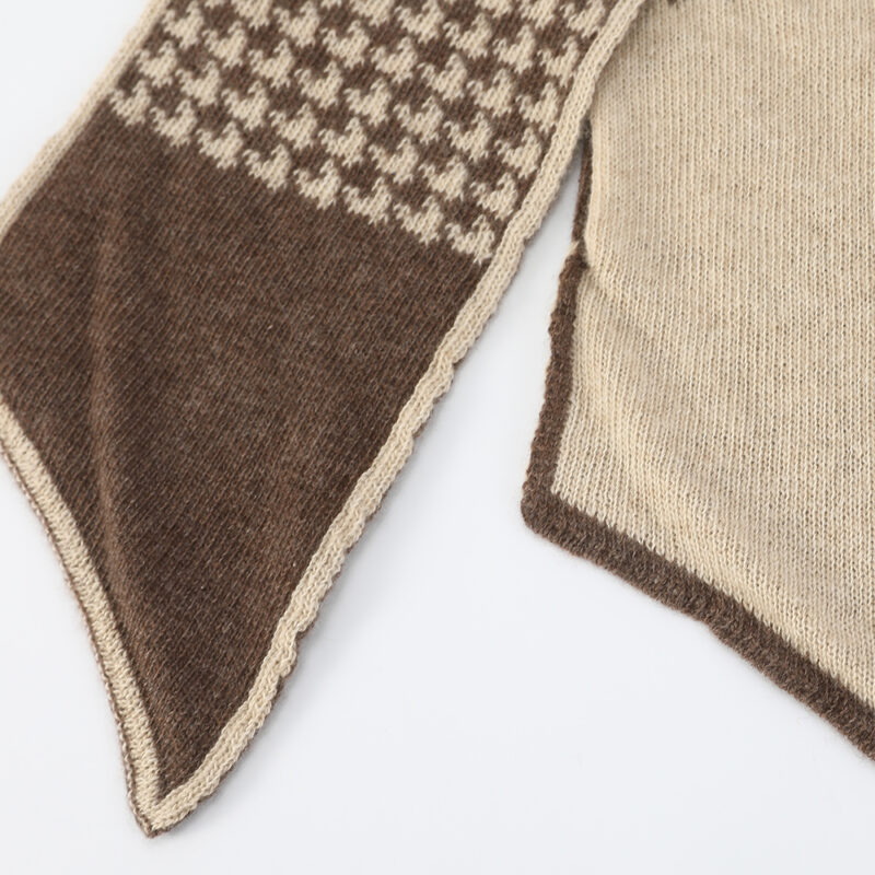 Sciarpa Hom Keyhole in cashmere - immagine 5