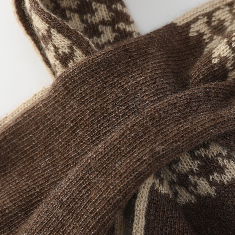 Sciarpa Hom Keyhole in cashmere - immagine 4